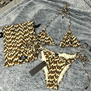 NWT Triangl Bikini Set - M top, L bottom